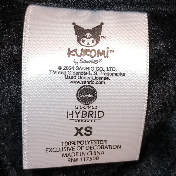 NEW Girls' Kurmoni Zip-Up Sweatshirt - Black XS - Picture 6 of 8